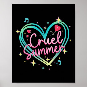 Grausamer Sommer Lustig Niedlich Retro Vintage 70e Poster