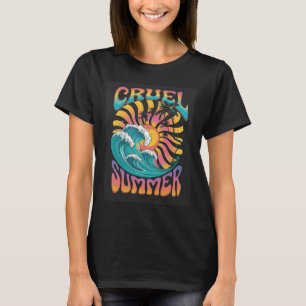 Grausamer Sommer Retro-Welle Palmenbaum Ferien Url T-Shirt