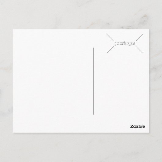 Grausames Experiment Postkarte (Rückseite)