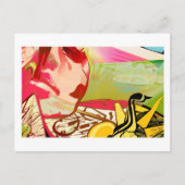 Grausames Experiment Postkarte (Vorderseite)