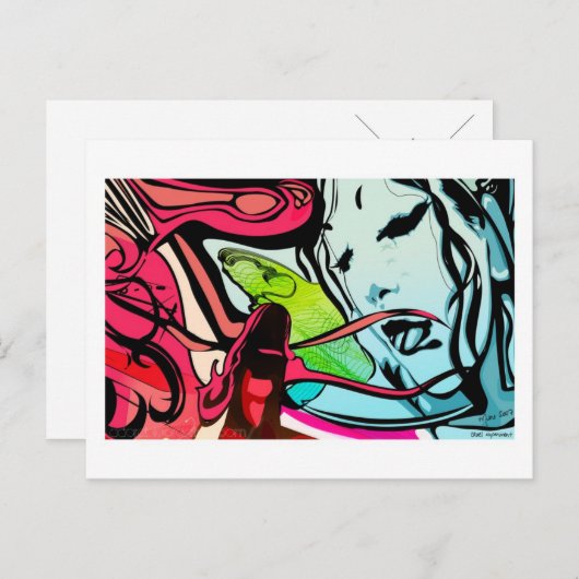 Grausames Experiment Postkarte (Vorne/Hinten)