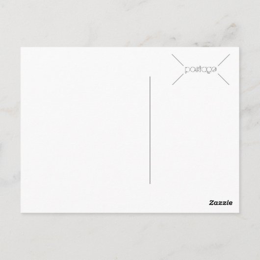 Grausames Experiment Postkarte (Rückseite)