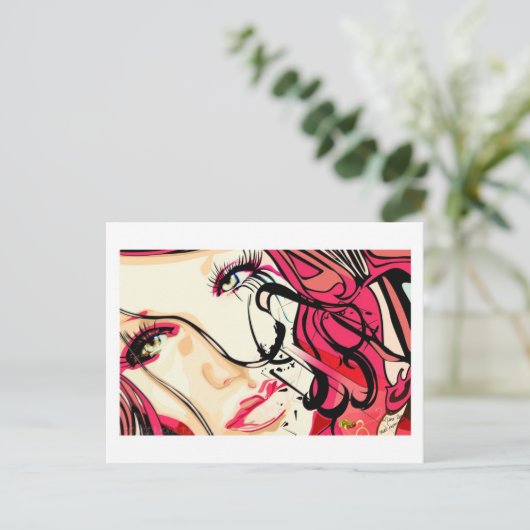 Grausames Experiment Postkarte (Stehend Vorderseite)