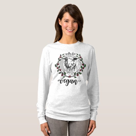 Grausames freies Veganes Shirt (Vorne ganz)