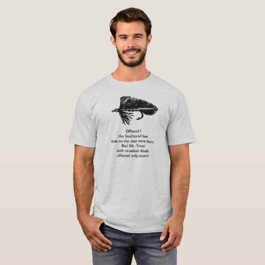 Grausames Trout-Shirt T-Shirt (Vorne ganz)