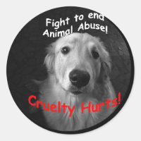 Grausamkeit Hurts Sticker