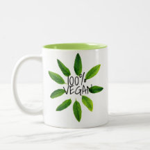 Grausamkeits-freie vegane Tasse, 100% VEGAN