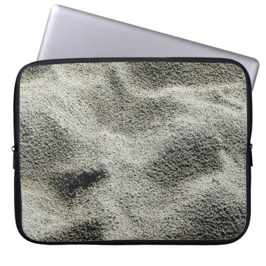Grausand Laptopschutzhülle (Vorderseite)