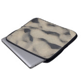 Grausand Laptopschutzhülle (Vorne Knopf)