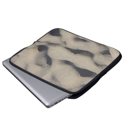 Grausand Laptopschutzhülle (Vorne Knopf)