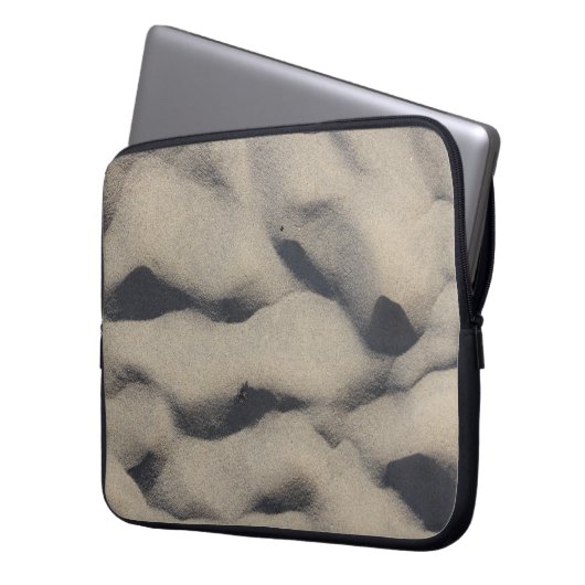 Grausand Laptopschutzhülle (Vorderseite Links)