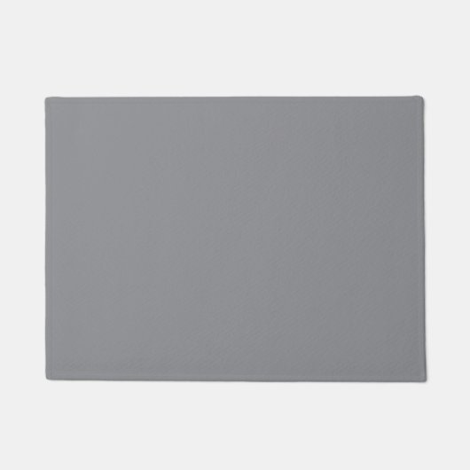 Grauschachtel Stone Solid Color Print, neutral Fußmatte (Vorderseite)