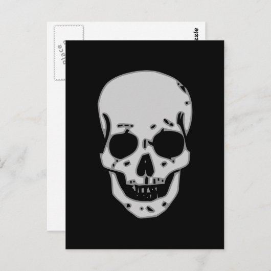 Grauschädel Postkarte (Vorne/Hinten)