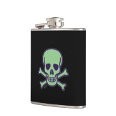 Grauschädelflasche Flachmann (Links)