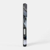 Grauschiefer und Kies iPhone 16 Hülle (Rechte Seite)
