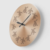 Grauschildkrötenhalterung Große Wanduhr (Winkel)