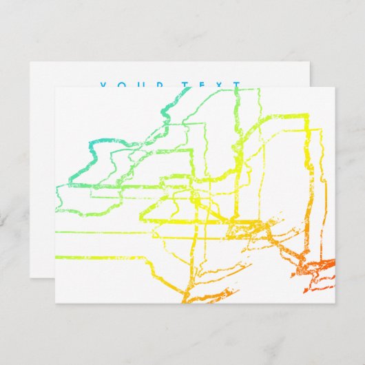 Grauschimmer Einladung (Vorne/Hinten)