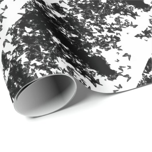 Grauschmetterling Geschenkpapier (Rolleneckpunkt)