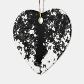 Grauschmetterling Keramikornament (Links)
