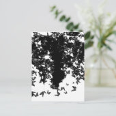 Grauschmetterling Postkarte (Stehend Vorderseite)