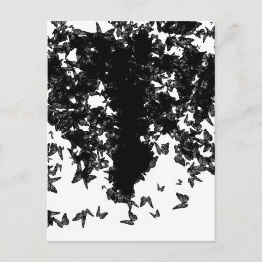 Grauschmetterling Postkarte (Vorderseite)