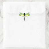 Grauschnabel-Sticker Runder Aufkleber (Tasche)
