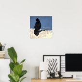 Grauschnabelposter Poster (Heimbüro)