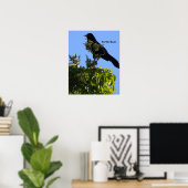 Grauschnabelposter Poster (Heimbüro)