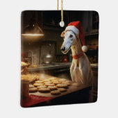 Grauschnupfen Weihnachtskost Feiertag Keramikornament (Rechts)