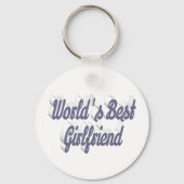 Grauschrift für Freundin Schlüsselanhänger (Rückseite)