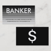 Grauschwalbe BANKER Visitenkarte (Vorne/Hinten)