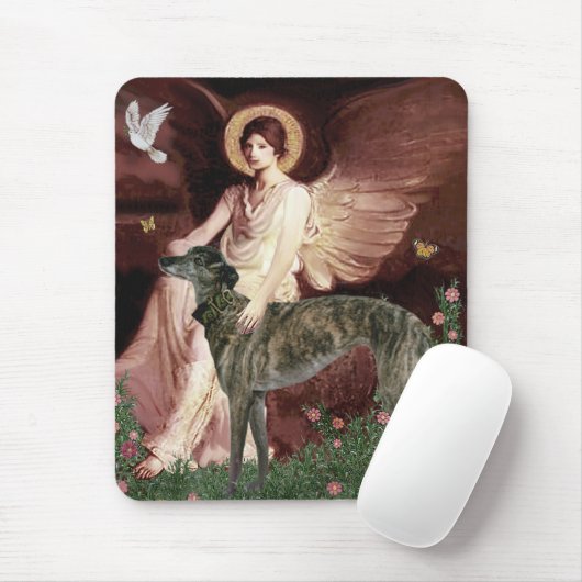 Grauschwanz (br) - sitzender Engel Mousepad (Mit Mouse)