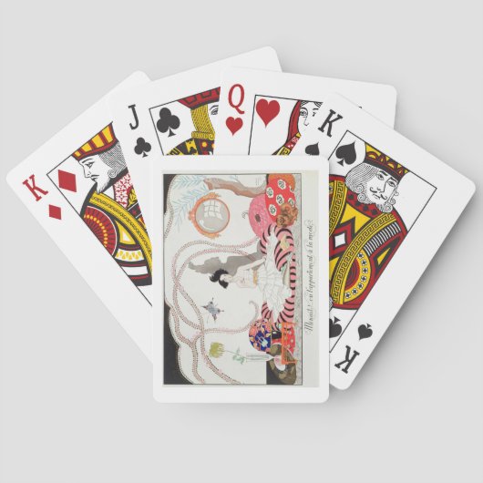 Grauschwarz! oder Das modische Appartement, 1920 ( Spielkarten (Rückseite)