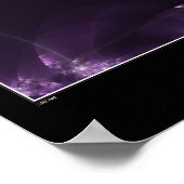 Grauschwarz Poster (Ecke)