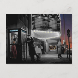 Grauschwarz Postkarte