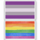 Grausexueller Stolz Aufkleber (Vorderseite)