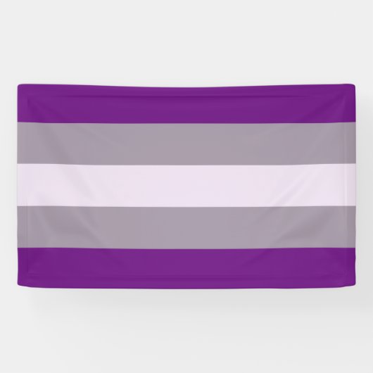 Grausexueller Stolz Banner (Horizontal)