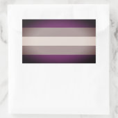 Grausexueller Stolz Rechteckiger Aufkleber (Tasche)
