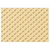 Grauspatel zeichnend Muster braun Tischdecke (Vorderseite (Horizontal))