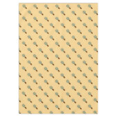 Grauspatel zeichnend Muster braun Tischdecke (Vorderseite)