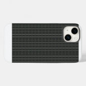 Graustahlnahtloses Muster Case-Mate iPhone Hülle (Rückseite (Horizontal))