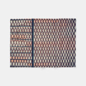 Graustahlzaun Fleecedecke (Vorderseite (Horizontal))