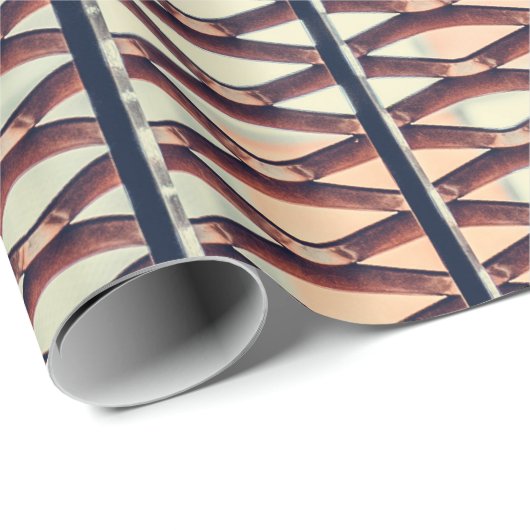 Graustahlzaun Geschenkpapier (Rolleneckpunkt)