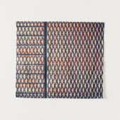 Graustahlzaun Wandteppich (Vorderseite (Horizontal))