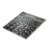 Grausteine, graue Nebel, Grafische Kunst  Fliese (Seite)