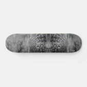 Grausteine, graue Nebel, grafische Kunst Skateboard (Horizontal)