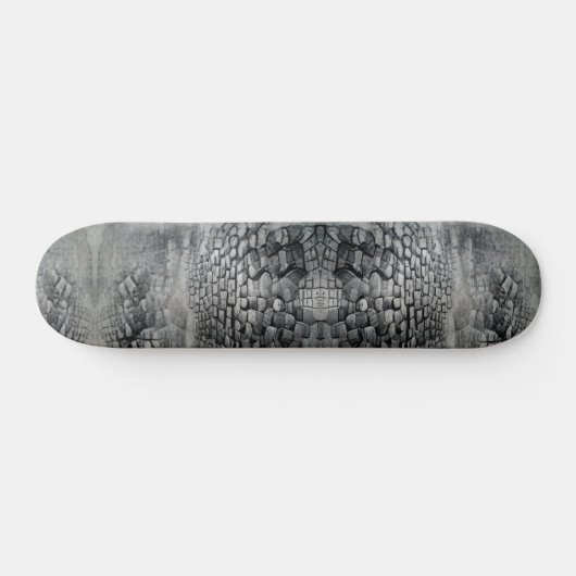 Grausteine, graue Nebel, grafische Kunst Skateboard (Horizontal)