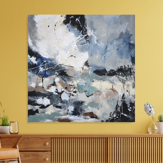 Grausteine Leinwanddruck (Insitu (Wohnzimmer))