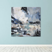 Grausteine Leinwanddruck (Insitu (Holzboden))