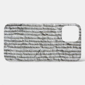 Grausteinfarbene Wandstruktur. Textur der Steinmau Case-Mate iPhone Hülle (Rückseite (Horizontal))